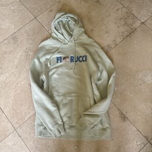 Fiorucci mint hoodie.